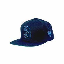 Load image into Gallery viewer, GunMetal Black SB Sky Blue Snapback - Caps Sporting Hats