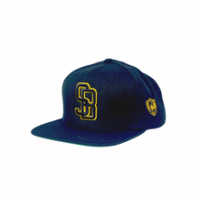 Load image into Gallery viewer, GunMetal Black SB Yellow Snapback - Caps Sporting Hats