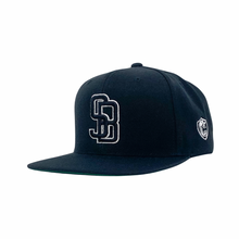 Load image into Gallery viewer, SB GunMetal Black Snapback - Caps Sporting Hats