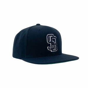 SB GunMetal Black Snapback - Caps Sporting Hats