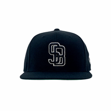 Load image into Gallery viewer, SB GunMetal Black Snapback - Caps Sporting Hats