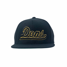 Load image into Gallery viewer, Dons BLK/GLD snapback - Caps Sporting Hats