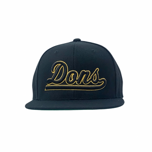 Dons BLK/GLD snapback - Caps Sporting Hats