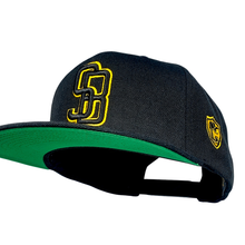 Load image into Gallery viewer, GunMetal Black SB Yellow - Caps Sporting Hats