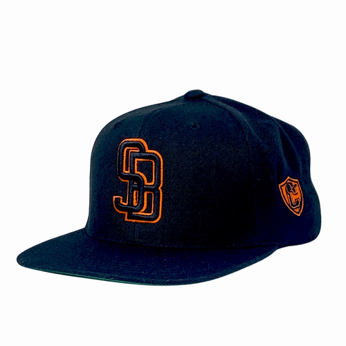 GunMetal Black SB Orange - Caps Sporting Hats