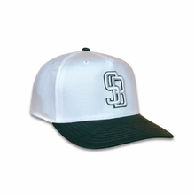 Load image into Gallery viewer, Los Arcos Santa Barbara Snapback Wht Dark Green - Caps Sporting Hats