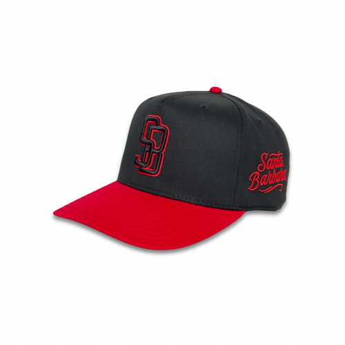 Los Arcos Santa Barbara Snapback Blk Red - Caps Sporting Hats