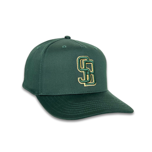Los Arcos Santa Barbara Snapback Drk Green Gold - Caps Sporting Hats