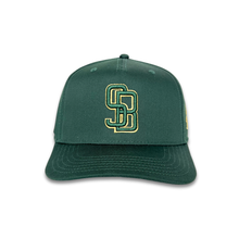 Load image into Gallery viewer, Los Arcos Santa Barbara Snapback Drk Green Gold - Caps Sporting Hats