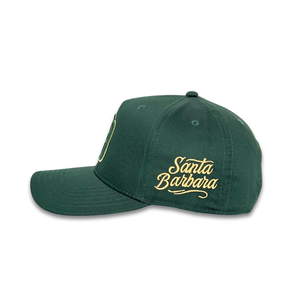 Los Arcos Santa Barbara Snapback Drk Green Gold - Caps Sporting Hats