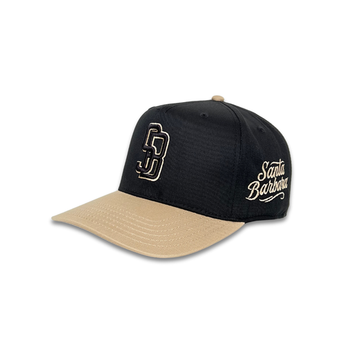 Los Arcos Santa Barbara Snapback Black Khaki - Caps Sporting Hats