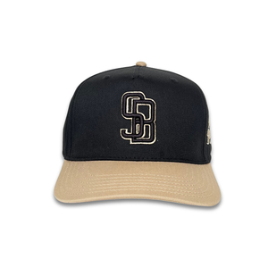 Los Arcos Santa Barbara Snapback Black Khaki - Caps Sporting Hats