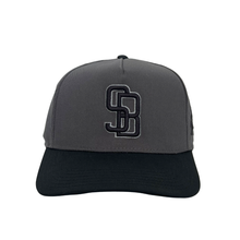 Load image into Gallery viewer, Los Arcos Santa Barbara Drk Gray Blk Snapback - Caps Sporting Hats