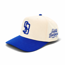Load image into Gallery viewer, Los Arcos Santa Barbara Snapback Natural Royal - Caps Sporting Hats