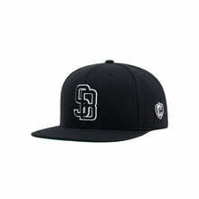 Load image into Gallery viewer, GunMetal Black SB Black Snapback - Caps Sporting Hats