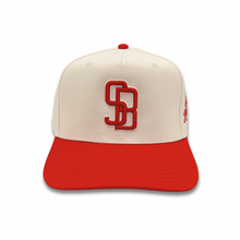 Load image into Gallery viewer, Los Arcos Santa Barbara Snapchat Natural Red - Caps Sporting Hats