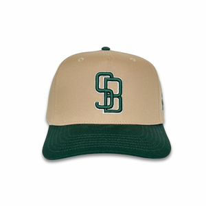 Los Arcos Santa Barbara Snapback Khaki Drk Green - Caps Sporting Hats