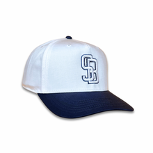 Load image into Gallery viewer, Los Arcos Santa Barbara Snapback Wht Navy - Caps Sporting Hats
