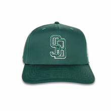 Load image into Gallery viewer, Los Arcos Santa Barbara Snapback Dark Grn Wht - Caps Sporting Hats