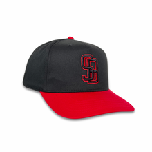 Load image into Gallery viewer, Los Arcos Santa Barbara Snapback Blk Red - Caps Sporting Hats