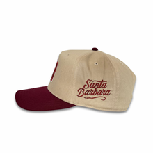 Load image into Gallery viewer, Los Arcos Santa Barbara Snapback Khaki Maroon - Caps Sporting Hats