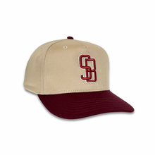 Load image into Gallery viewer, Los Arcos Santa Barbara Snapback Khaki Maroon - Caps Sporting Hats