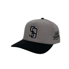 Load image into Gallery viewer, Los Arcos Santa Barbara Gray Black Snapback - Caps Sporting Hats