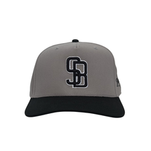 Load image into Gallery viewer, Los Arcos Santa Barbara Gray Black Snapback - Caps Sporting Hats