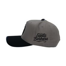 Load image into Gallery viewer, Los Arcos Santa Barbara Gray Black Snapback - Caps Sporting Hats