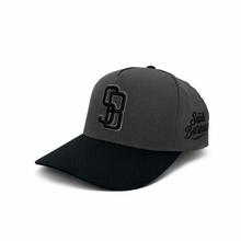 Load image into Gallery viewer, Los Arcos Santa Barbara Drk Gray Blk Snapback - Caps Sporting Hats