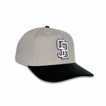 Load image into Gallery viewer, Los Arcos Santa Barbara Snapback Gray Black - Caps Sporting Hats