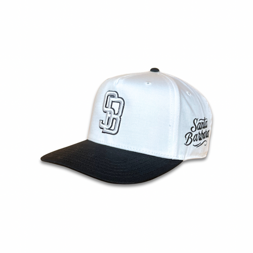 Los Arcos Santa Barbara Snapback Wht Blk - Caps Sporting Hats