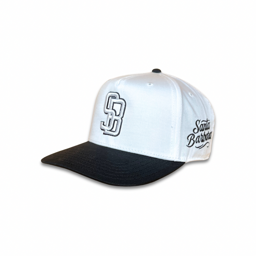 Los Arcos Santa Barbara Snapback Wht Blk - Caps Sporting Hats