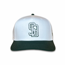 Load image into Gallery viewer, Los Arcos Santa Barbara Snapback Wht Dark Green - Caps Sporting Hats