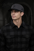 Load image into Gallery viewer, Los Arcos Santa Barbara Drk Gray Blk Snapback - Caps Sporting Hats