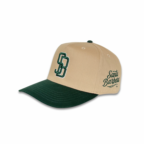 Los Arcos Santa Barbara Snapback Khaki Drk Green - Caps Sporting Hats
