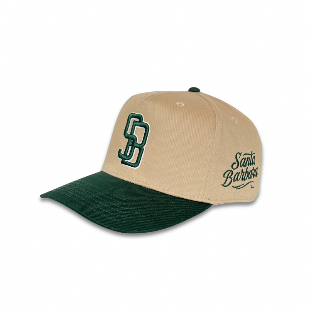 Los Arcos Santa Barbara Snapback Khaki Drk Green - Caps Sporting Hats