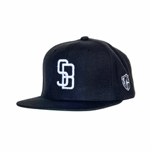 Load image into Gallery viewer, GunMetal Black SB Solid White logo - Caps Sporting Hats