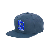 Load image into Gallery viewer, SB Fox Gray Ice Blue Snapback - Caps Sporting Hats