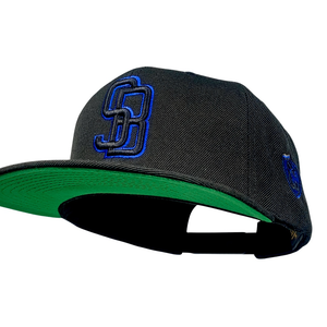 GunMetal Black SB Blue - Caps Sporting Hats