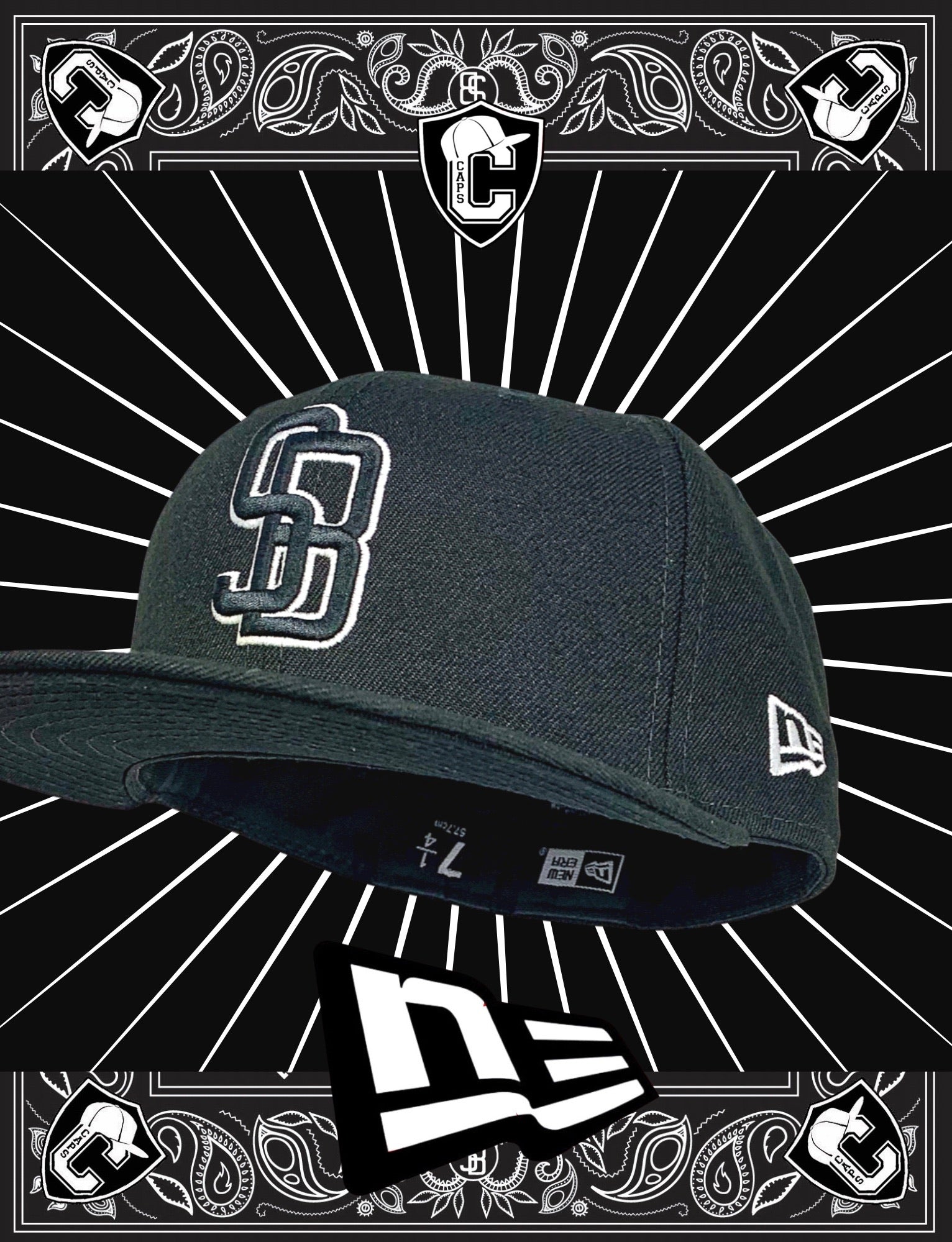 New Era Signature Series 59Fifty Hat - Black – FILP Bar