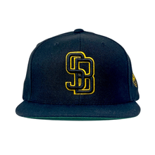 Load image into Gallery viewer, GunMetal Black SB Yellow - Caps Sporting Hats