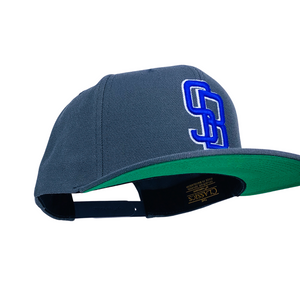 SB Fox Gray Ice Blue Snapback - Caps Sporting Hats