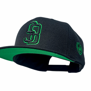GunMetal Black SB Green - Caps Sporting Hats